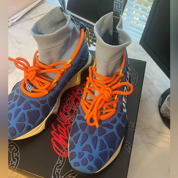 Versace Shoes Authentic Versace Squalo Knit Sneakers Poshmark